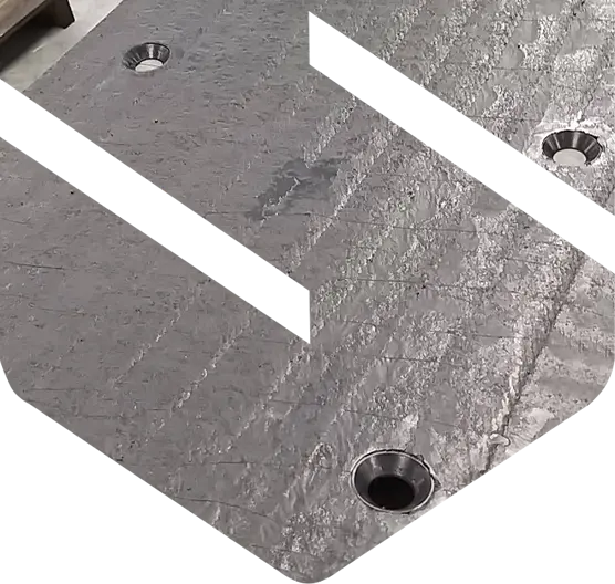 Wear-resistant plates in chromium carbide SAROMAX100 – SARO