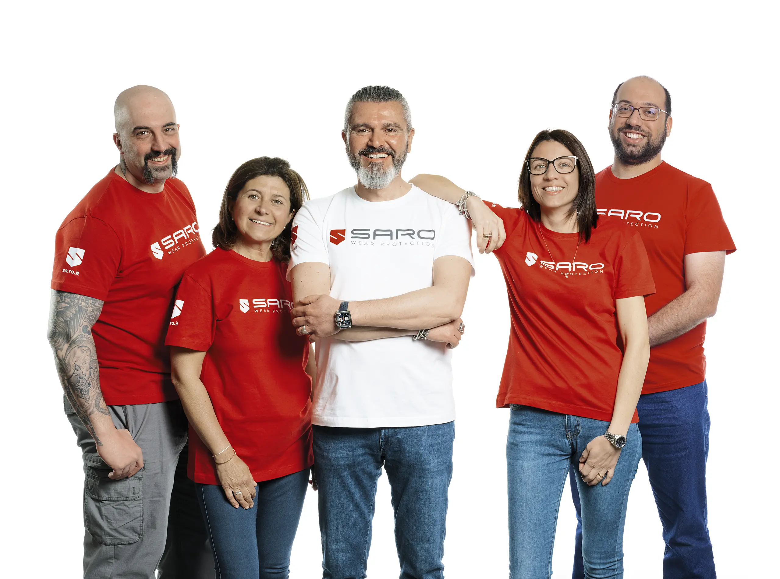 Il team di SARO, specialisti in soluzioni antiusura